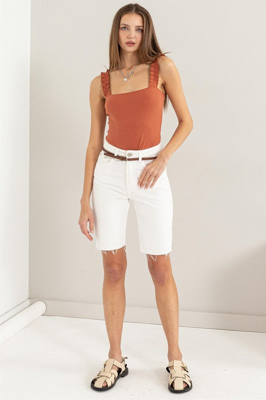 The Flirt Ribbed Bodysuit