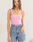 The Flirt Ribbed Bodysuit
