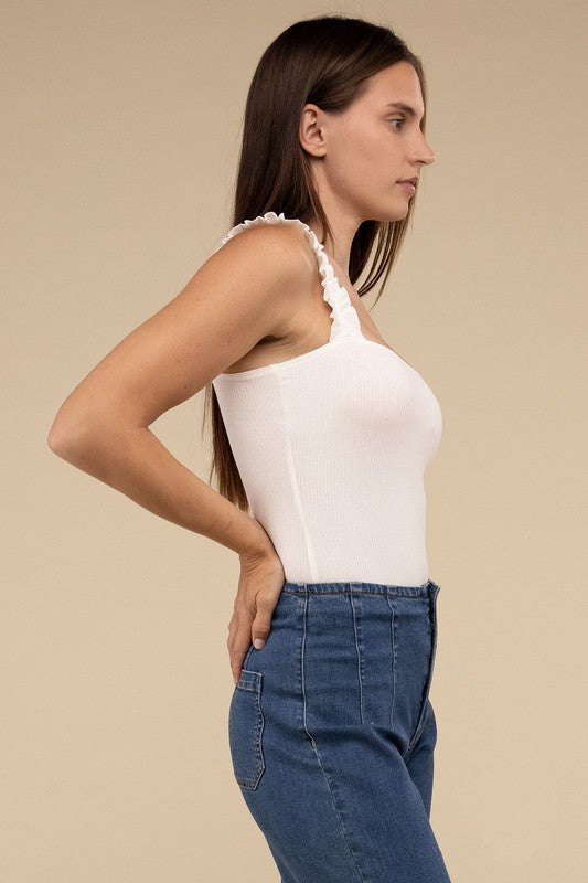 The Flirt Ribbed Bodysuit